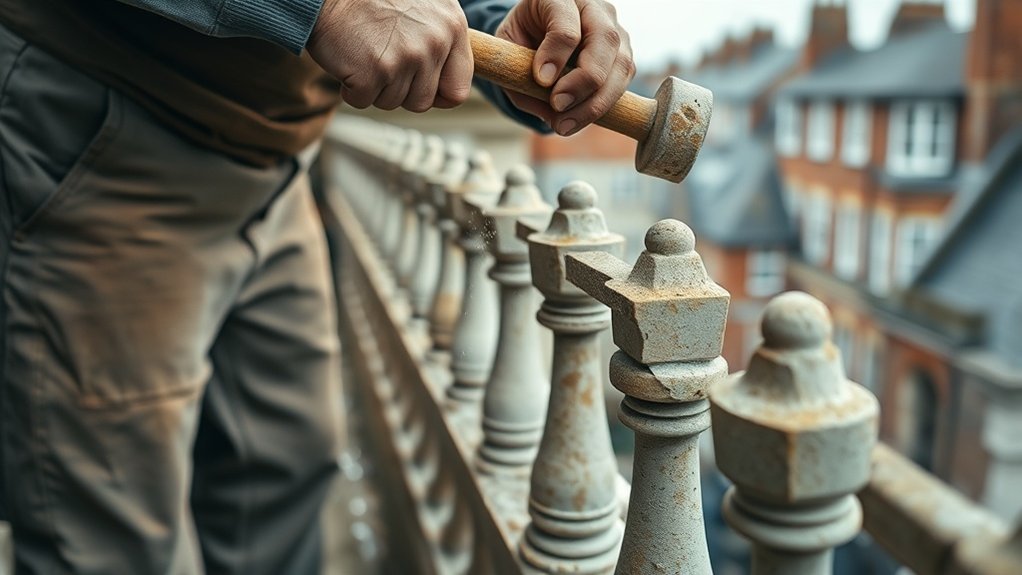 Balustrade Repair Poplar