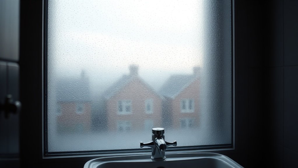 Bathroom Frosted Glass Poplar