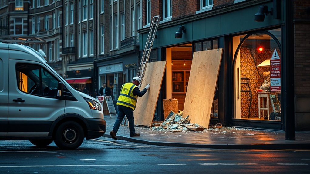 Boarding Up Service Poplar