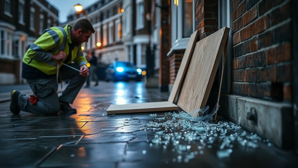 Burglary Glazing Repair Poplar