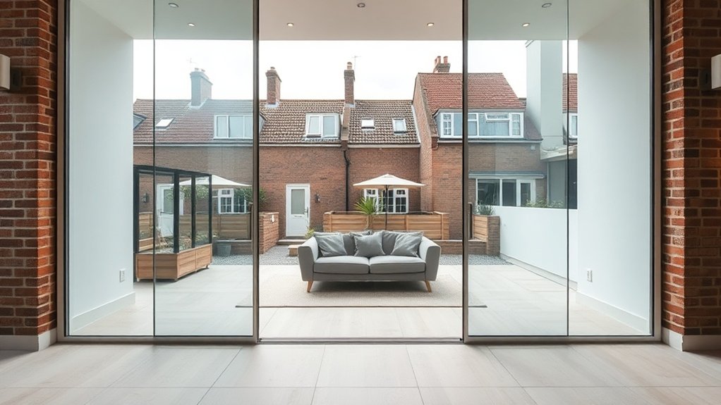 Frameless Glass Doors Poplar