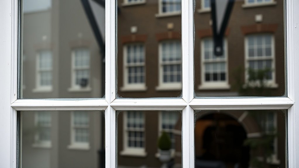 Georgian Bar Leaded Glass Poplar