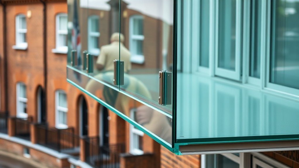Glass Balcony Installation Poplar