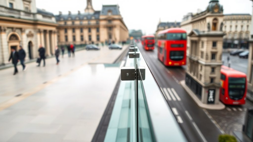 Glass Balustrades Canary Wharf