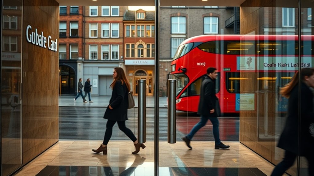 Glass Doors Canary Wharf