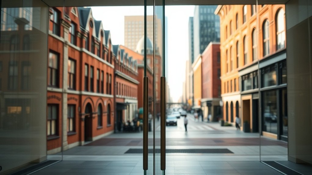Glass Doors Blackwall