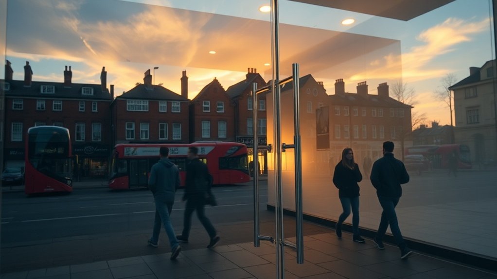 Glass Doors & Entrances Poplar
