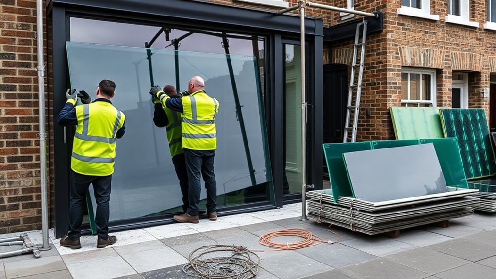 Low-E Glass Installation Poplar