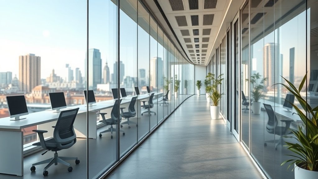 Office Glazing Poplar