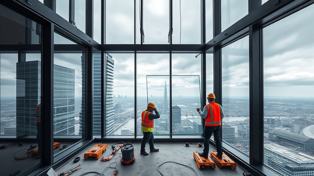 Office Window Installation Poplar