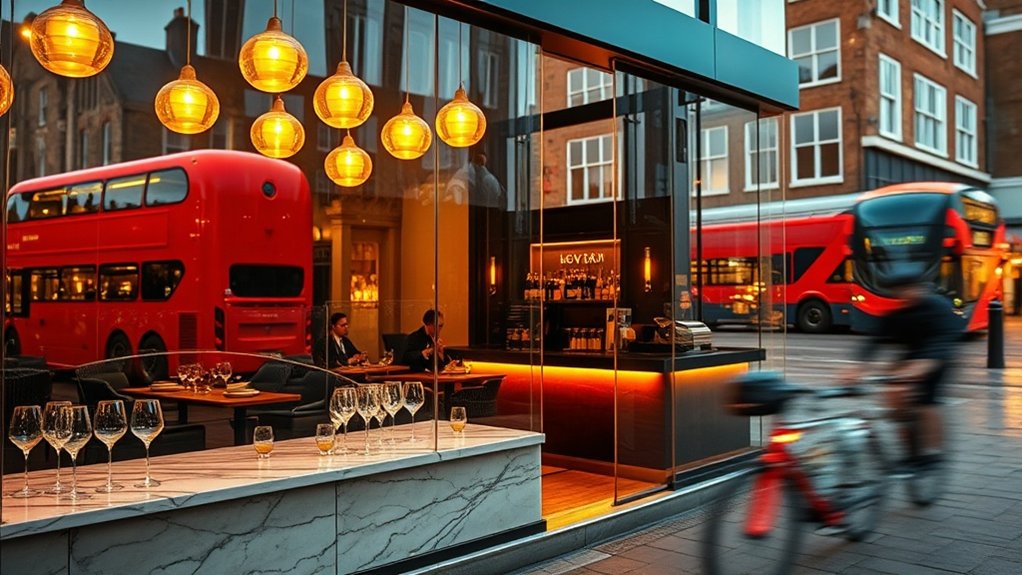 Restaurant Glazing Poplar