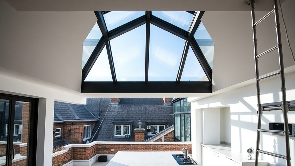 Roof Lantern Installation Poplar