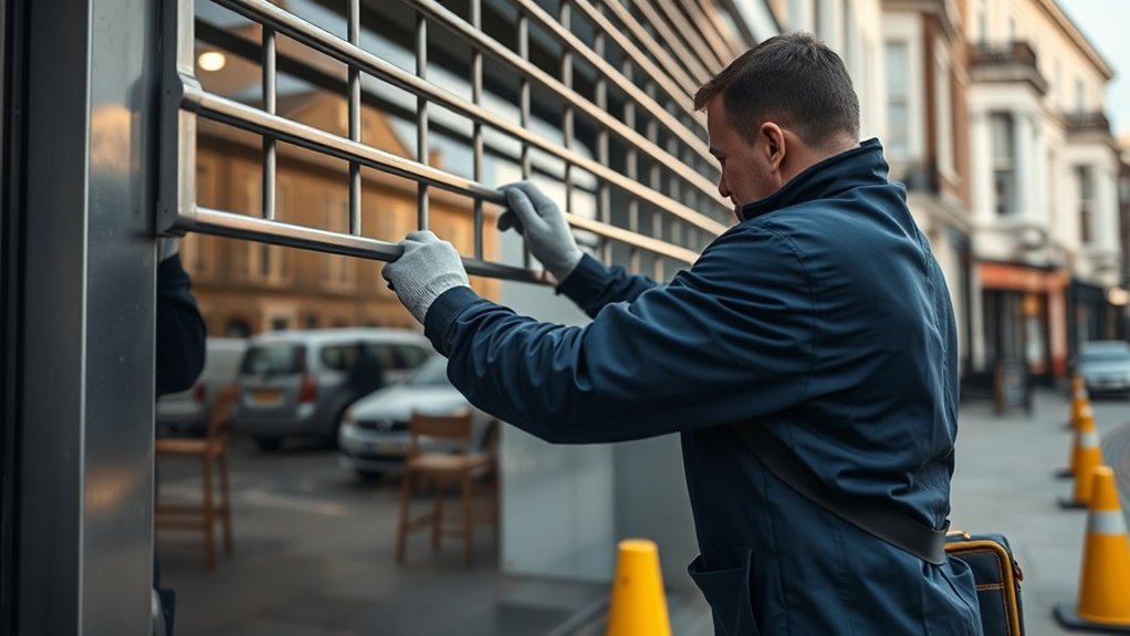 Security Grille Installation Poplar