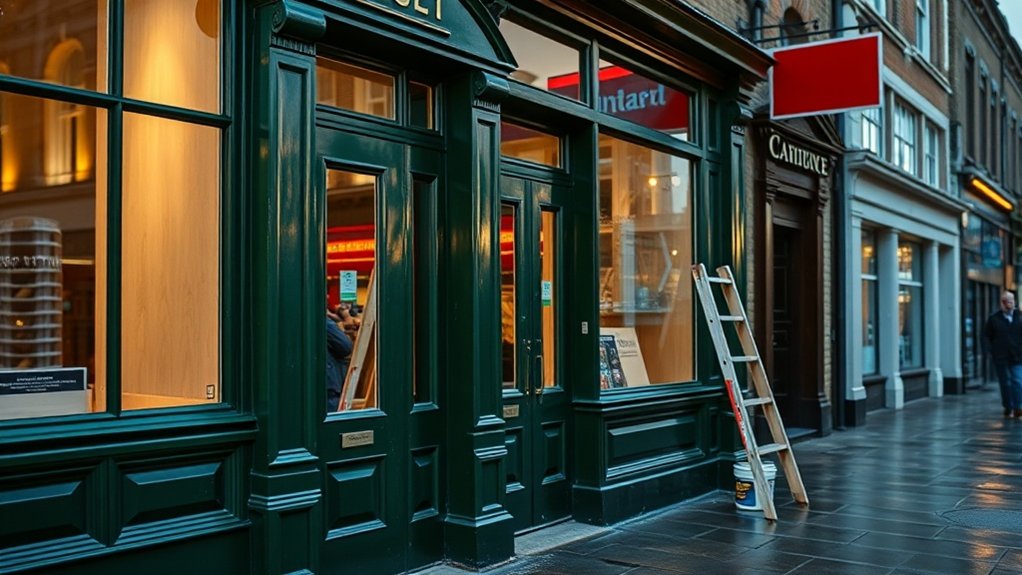 Shop Front Repair Poplar