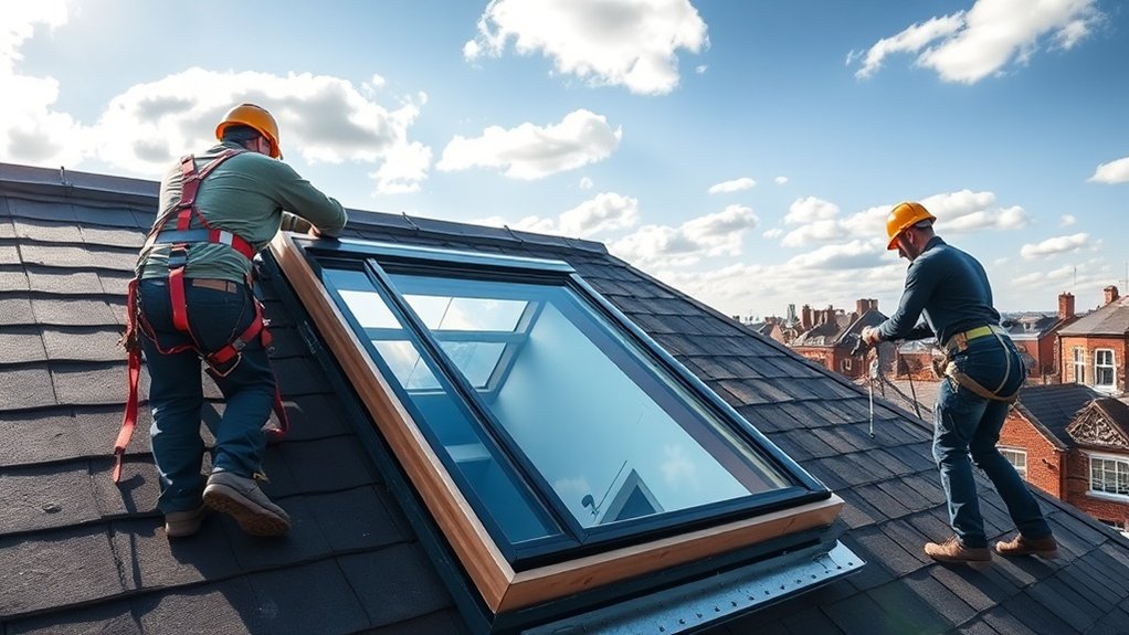 Skylight Installation Canary Wharf
