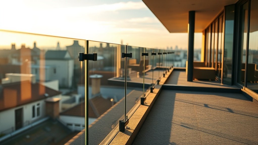 Terrace Glass Balustrades Poplar