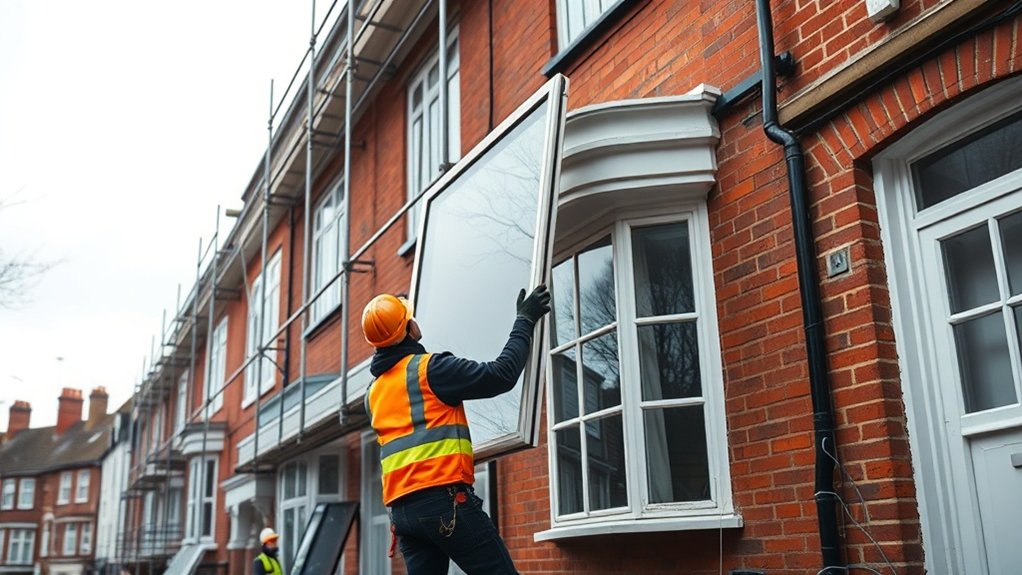 Triple Glazing Installation Poplar